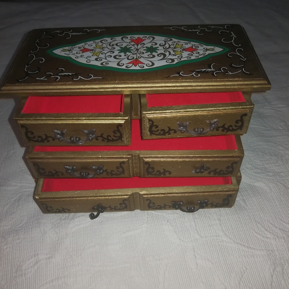 Vintage miniature chest of drawers